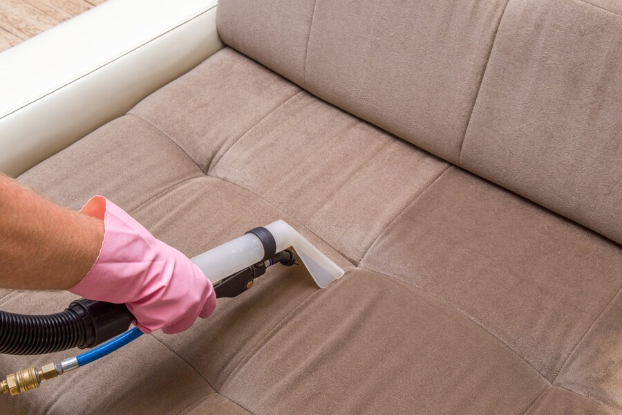 Upholstery cleaning by GHC Building Maintenance, LLC