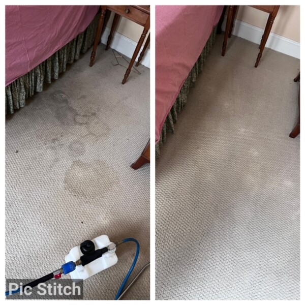 Before & After Carpet Stain removal in Concord, NC (1)