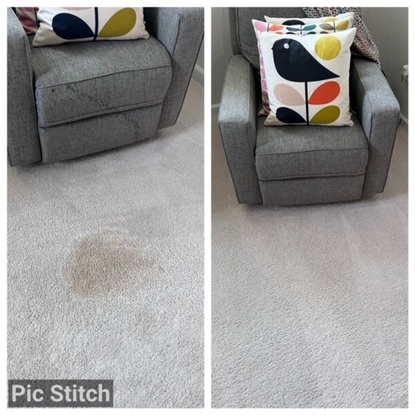 Before & After Carpet Stain Removal in Weddington, NC (1)